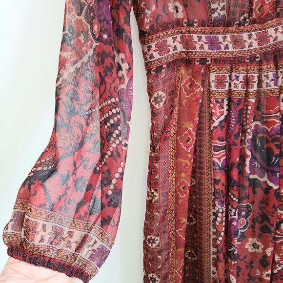 Ranna Gill | Anthropologie | Ceret | Long Maxi Dress | size 2 - Picture 2 of 8